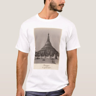 Camiseta O pagode de Shwedagon em Rangoon, Burma, c.1860