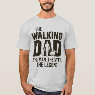 Camiseta O Pai Andando - O Homem, O Mito, A Lenda