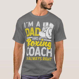 Camiseta O Pai Boxer Encosta Dia de os pais Im Um Pai E Uma