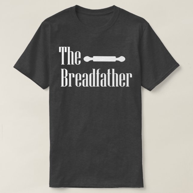 Camiseta O Pai Breaddad Baker Baking Pastr (Frente do Design)