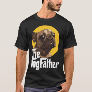 Camiseta O Pai Cachorro Frenchie Dad