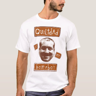 Camiseta o pai da edredão é meu ficar em casa