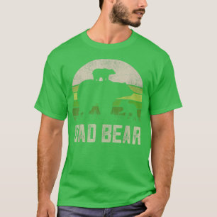 Camiseta O Pai Da Família Combina Com O Encontra Um Urso D
