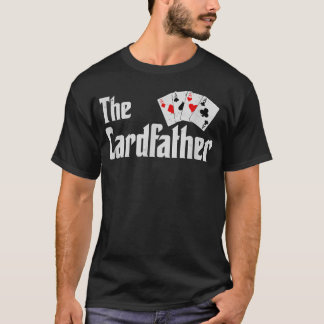 Camiseta O Pai das Cartas Jogo de Poker Cartas Jogando Pai