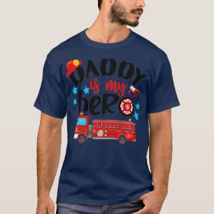 Camiseta O Pai das Crianças é o Pai do Bombeiro Orgulhoso H