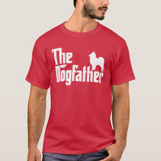 Camiseta O pai de cachorro da Pomerânia é engraçado