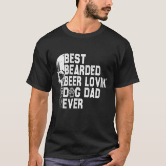 Camiseta O Pai De Cachorro Que Ama A Cerveja Encantada De M