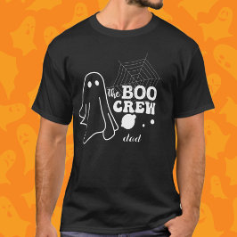 Camiseta O Pai de Combinação da Família Boo Crew White Hall