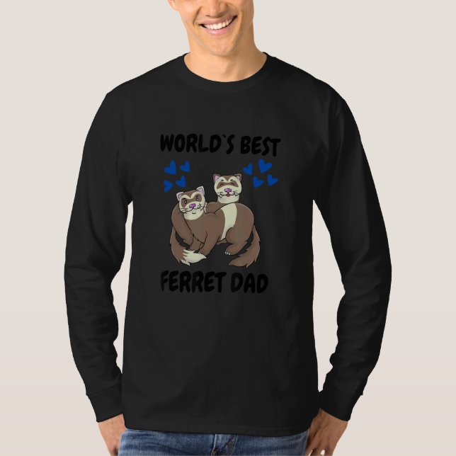 Camiseta O Pai de Ferret Bets 1 do Mundo (Frente)