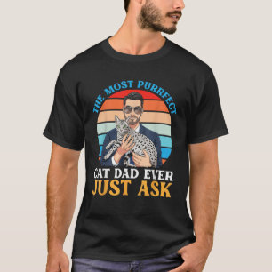 Camiseta O Pai de Gato Mais Perfeito de Todos os Tempos Per