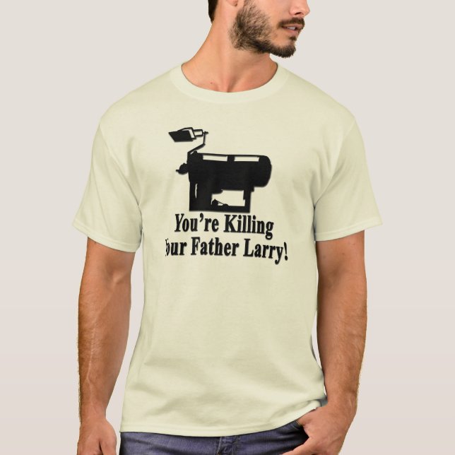 Camiseta O pai de Larry (Frente)