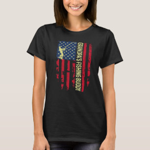 Camiseta O Pai de Pesca do Vovô Son Squad Young Fisher