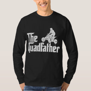 Camiseta O Pai de Quad Bike do Quaddad Funny ATV Fathe