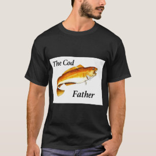 Camiseta O Pai do Bacalhau a pescar presente presente prese