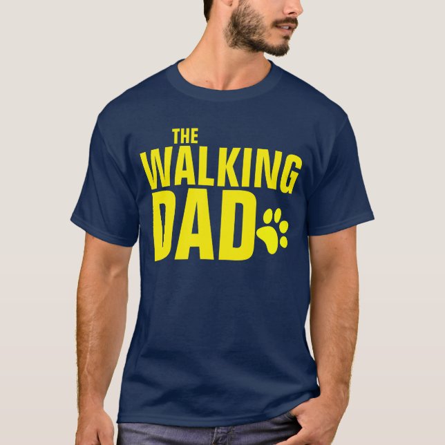 Camiseta O Pai do Cachorro Andando (Frente)