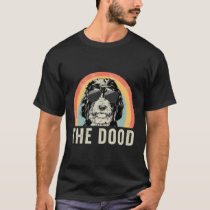 Camiseta O Pai do Cachorro do Porodle da Mãe Bernedoodle
