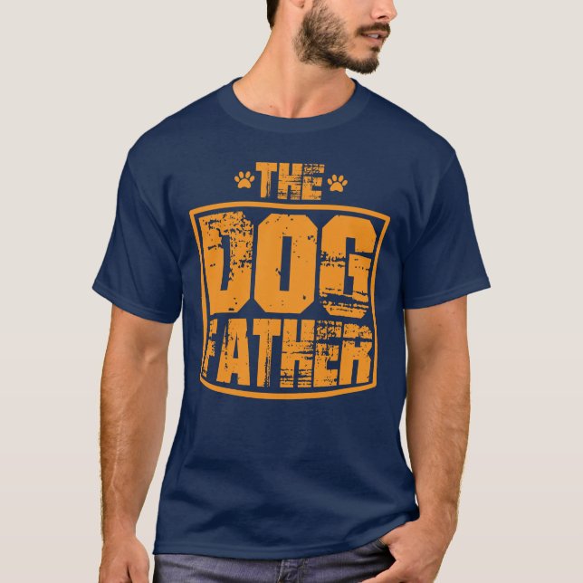 Camiseta O Pai do Cão Vestiu Gráfico (Frente)