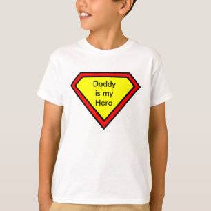 Camiseta O pai é meu herói