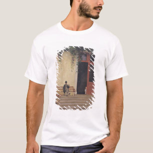 Camiseta O pai e o filho do artista na entrada