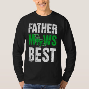 Camiseta O Pai É o Melhor a Cortar Relva Cortador de Relva