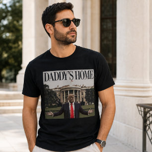 Camiseta O PAI ESTÁ EM CASA Casa Branca de Trump