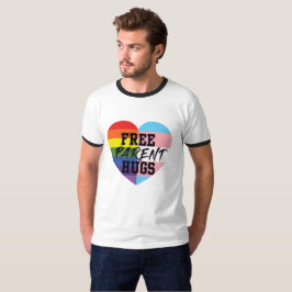 Camiseta O pai livre abraça o t-shirt de LGBTQ