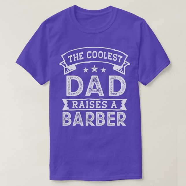 Camiseta O Pai mais fixe levanta o Barber Engraçado Fatherx (Frente do Design)