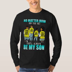 Camiseta O Pai Negro Melanin Rei Filho Pais Adoram