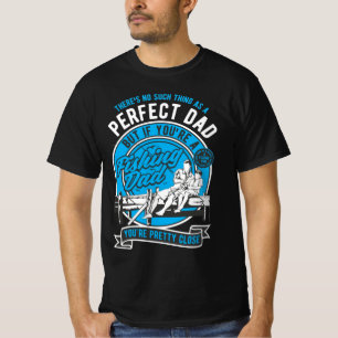 Camiseta O pai perfeito é o pai de pesca