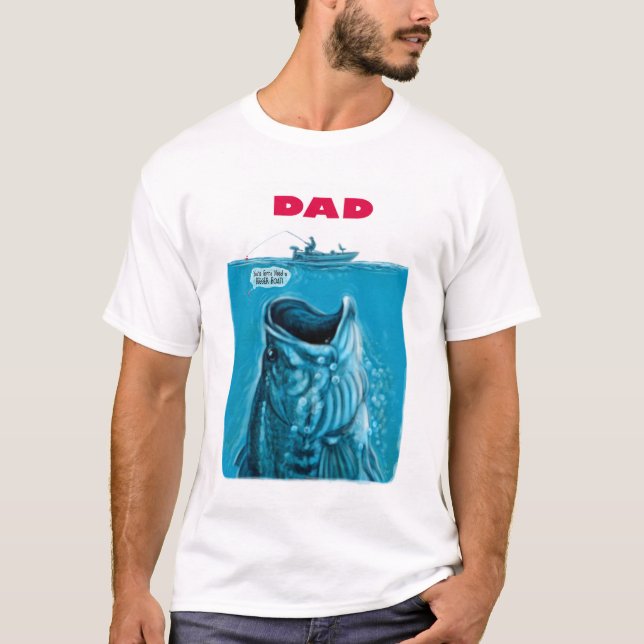 Camiseta O pai precisa um barco de pesca da perda mais (Frente)