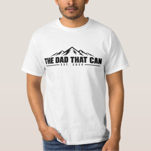 Camiseta O Pai Que Consegue - Logotipo frente e verso