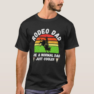 Camiseta O Pai Rodeo Western Country Vintage Bull Padre