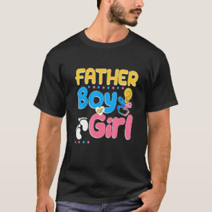 Camiseta O Pai Rosa ou Azul ama-te o melhor Pai de sempre