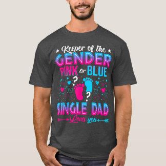 Camiseta O Pai Rosa Ou Solteiro Azul Engraçado Te Ama De Gê