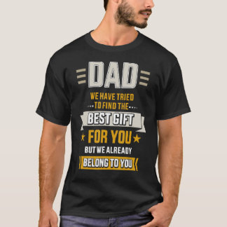 Camiseta O pai tentou encontrar o melhor que pertence ao di