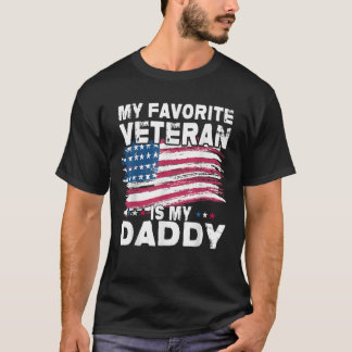 Camiseta O Pai Veterano Favorito Veterano É Meu Pai Orgulho