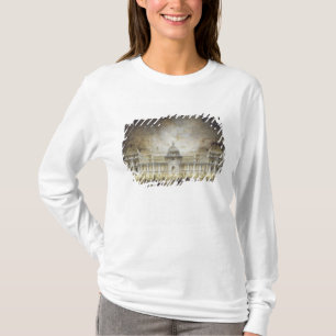 Camiseta O palácio de Luxembourg iluminado