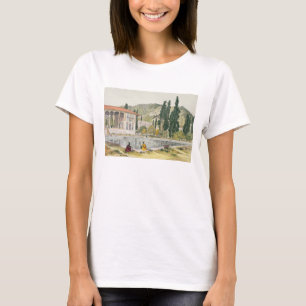 Camiseta O palácio e os jardins de Ashref, Persia, placa 8