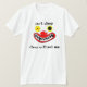 Camiseta O palhaço chanfrado do sono comer-me-á (Frente do Design)