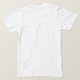Camiseta O palhaço chanfrado do sono comer-me-á (Verso do Design)