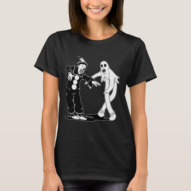 Camiseta O Palhaço E O Fantasma Dançando (Frente)