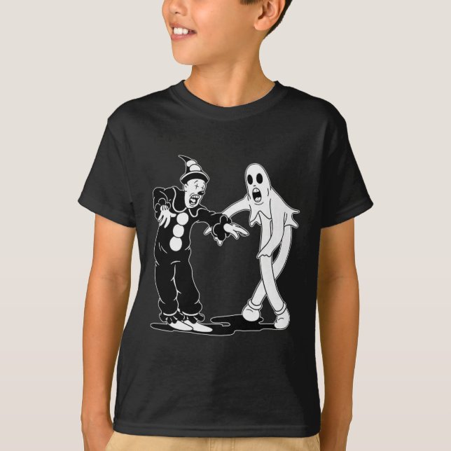 Camiseta O Palhaço E O Fantasma Dançando (Frente)