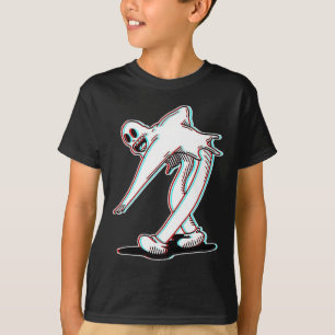 Camiseta O Palhaço Ghost Glitch Dançando