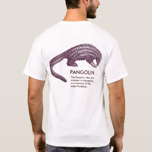 Camiseta O Pangolin estranho, com definição, t-shirt