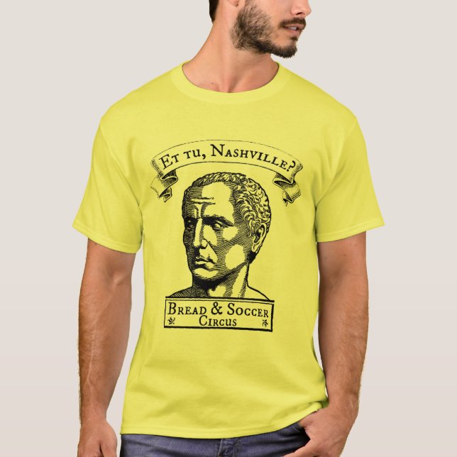 Camiseta O pão de Caesar & o circo do futebol (Frente)