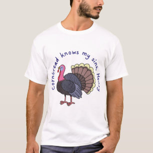 Camiseta o pão de milho conhece os meus pecados, henry - rw