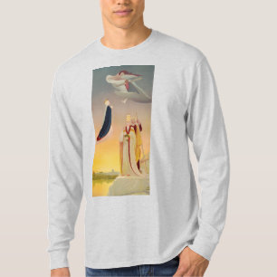 Camiseta O Papa de Roma, Virgem Maria e Jesus