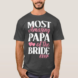 Camiseta O Papa mais espantoso do casamento nobre