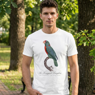 Camiseta O Papagaio Langlois de Jacques Barraband