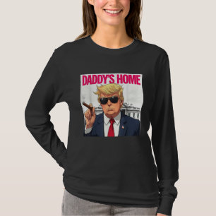 Camiseta O Papai Está em Casa Casa Branca Rosa Trump 2024 M